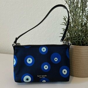 Kate Spade Lulu Evil Eye Jacquard East West Pochette NEW